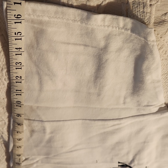 AG White Tee with Black Graphic - Picture 9 of 10